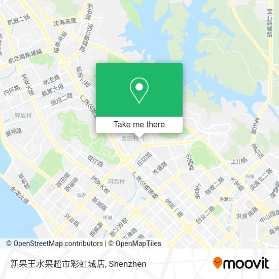 新果王水果超市彩虹城店 map