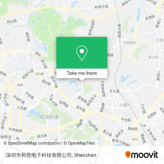 深圳市和意电子科技有限公司 map