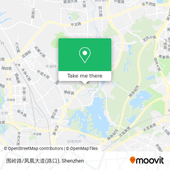 围岭路/凤凰大道(路口) map