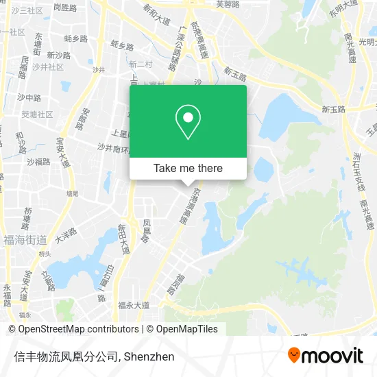 信丰物流凤凰分公司 map