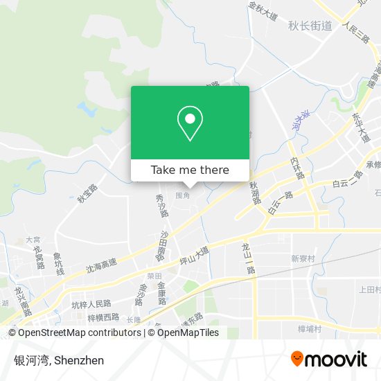 银河湾 map