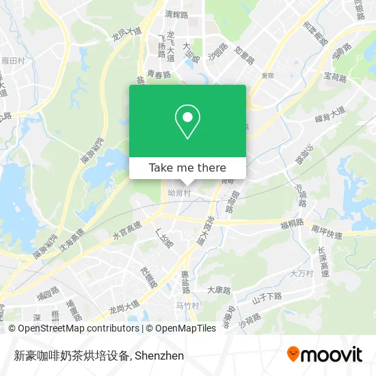 新豪咖啡奶茶烘培设备 map