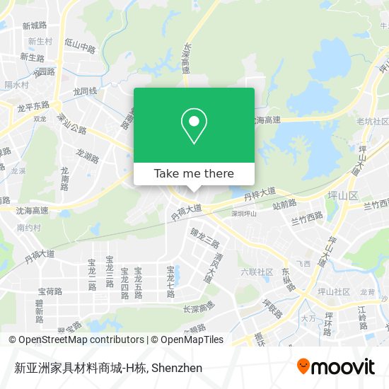 新亚洲家具材料商城-H栋 map