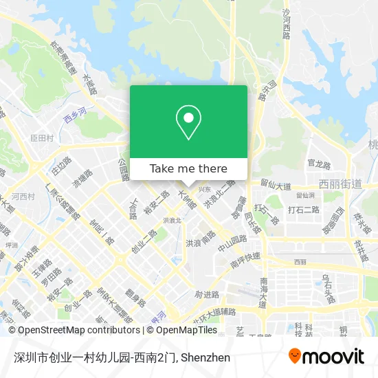 深圳市创业一村幼儿园-西南2门 map