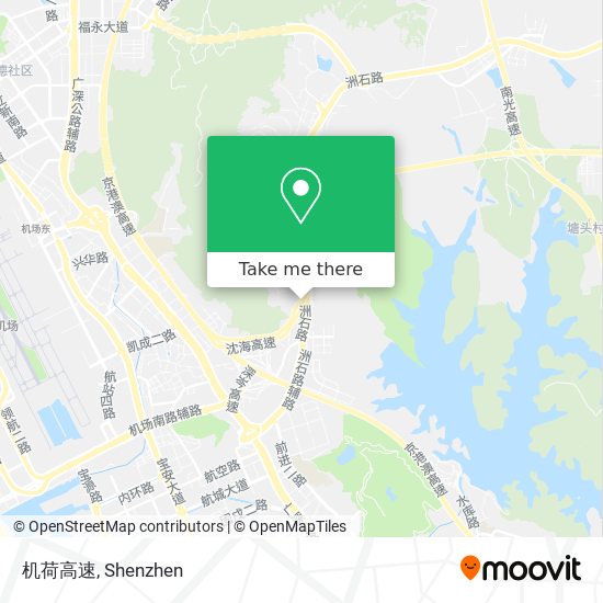 机荷高速 map
