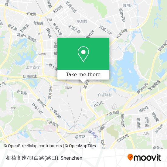 机荷高速/良白路(路口) map