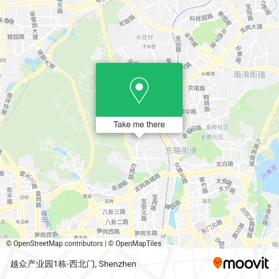 越众产业园1栋-西北门 map