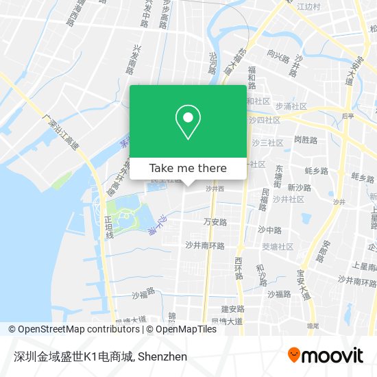 深圳金域盛世K1电商城 map