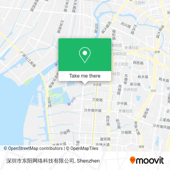 深圳市东阳网络科技有限公司 map