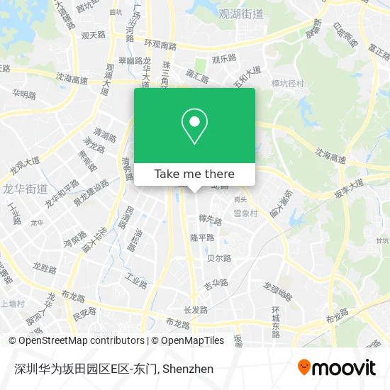 深圳华为坂田园区E区-东门 map
