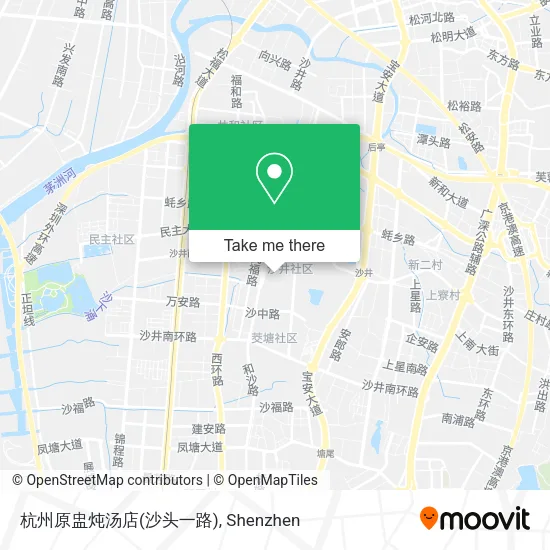 杭州原盅炖汤店(沙头一路) map