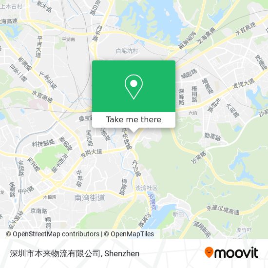 深圳市本来物流有限公司 map