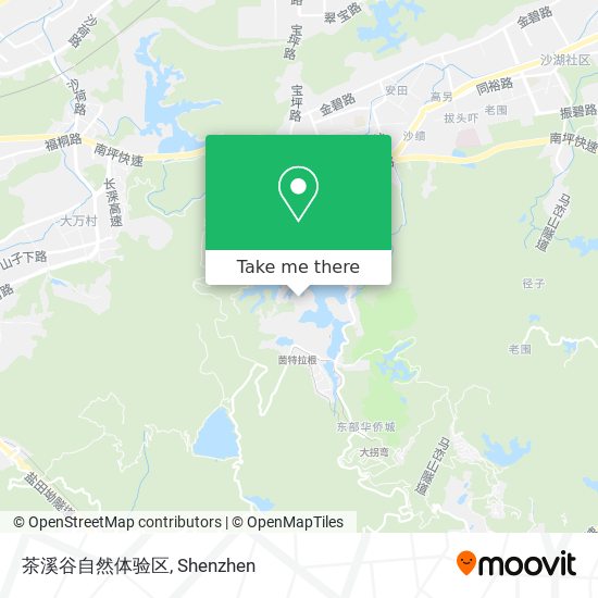 茶溪谷自然体验区 map