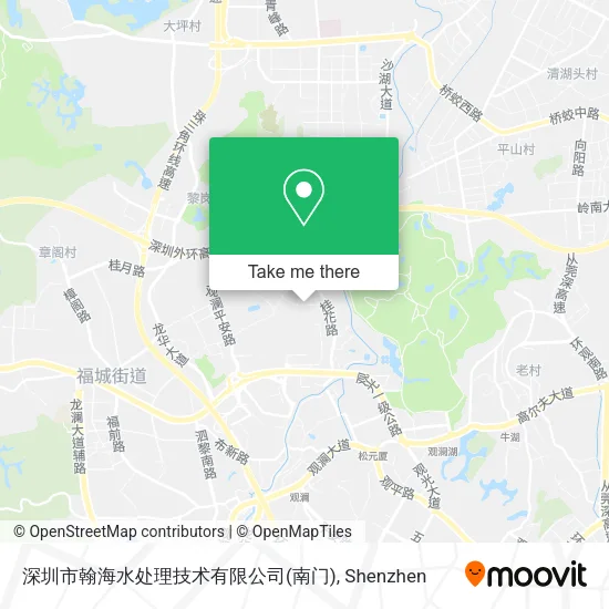 深圳市翰海水处理技术有限公司(南门) map