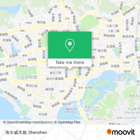 海水威水族 map
