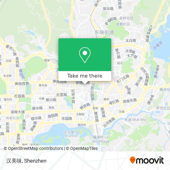 汉美味 map
