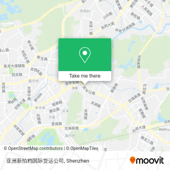 亚洲新拍档国际货运公司 map