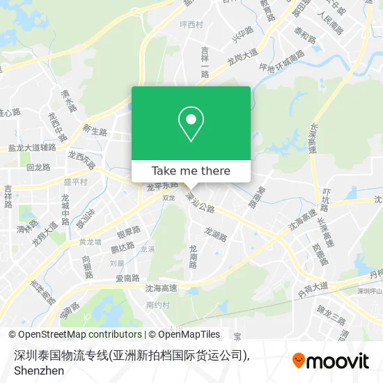 深圳泰国物流专线(亚洲新拍档国际货运公司) map