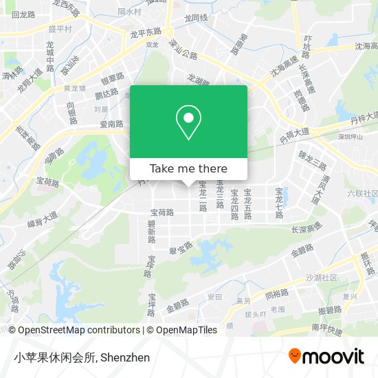 小苹果休闲会所 map