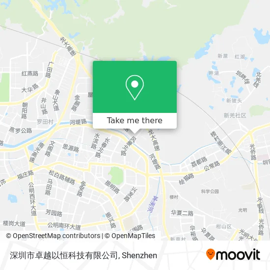 深圳市卓越以恒科技有限公司 map