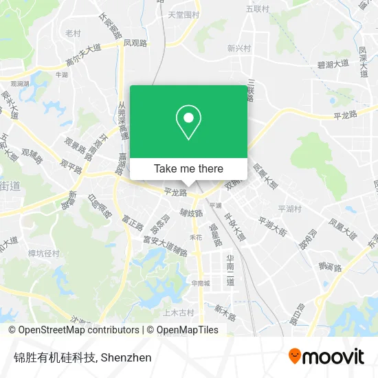 锦胜有机硅科技 map