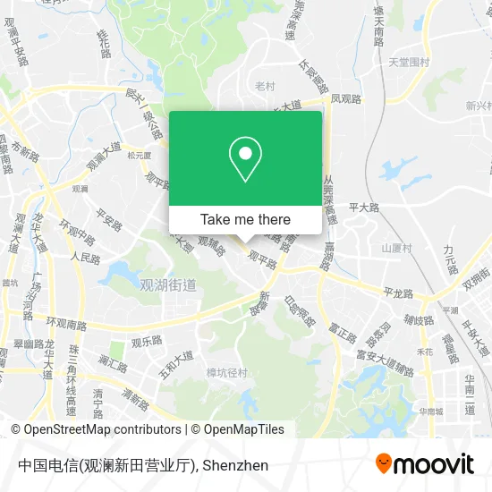 中国电信(观澜新田营业厅) map
