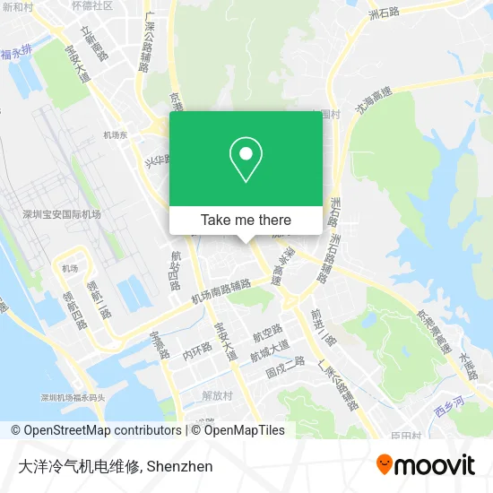 大洋冷气机电维修 map