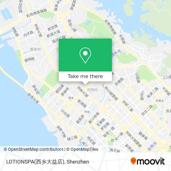 LOTIONSPA(西乡大益店) map