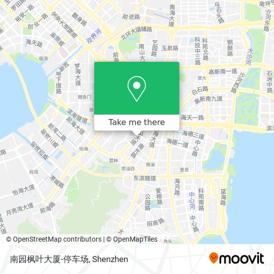 南园枫叶大厦-停车场 map