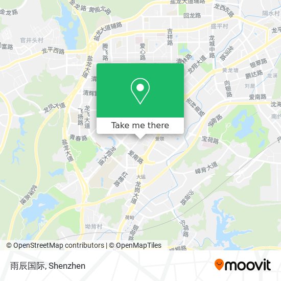 雨辰国际 map