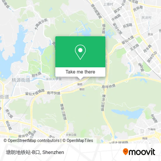 塘朗地铁站-B口 map