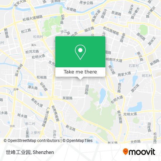 世峰工业园 map