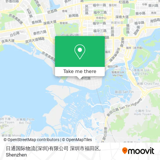 日通国际物流(深圳)有限公司 深圳市福田区 map