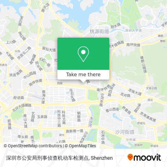 深圳市公安局刑事侦查机动车检测点 map