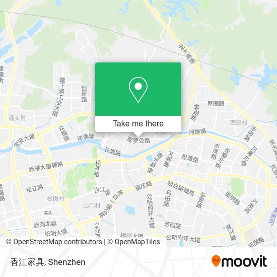 香江家具 map