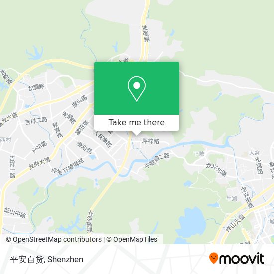 平安百货 map