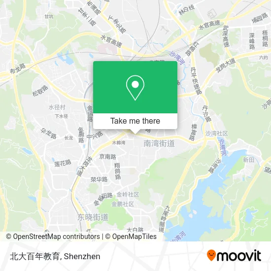 北大百年教育 map