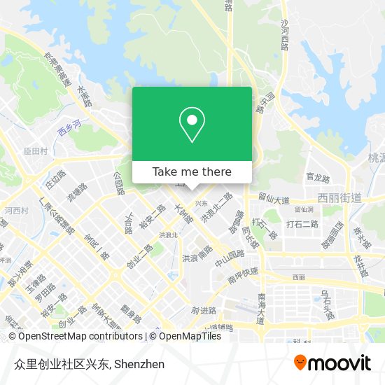 众里创业社区兴东 map