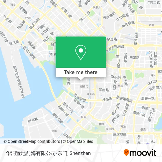 华润置地前海有限公司-东门 map