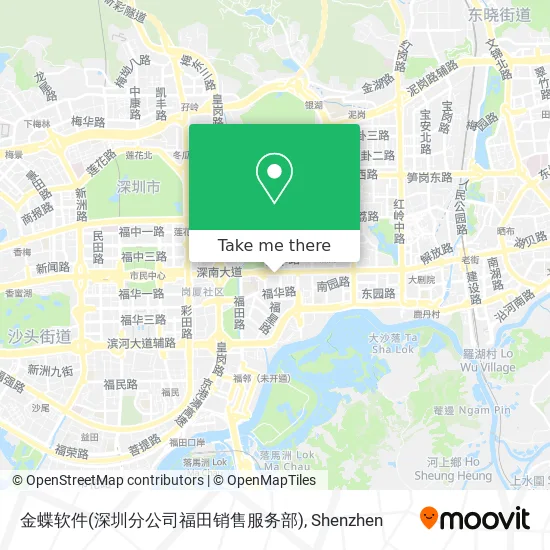金蝶软件(深圳分公司福田销售服务部) map