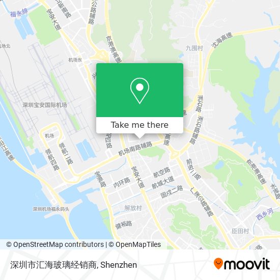深圳市汇海玻璃经销商 map