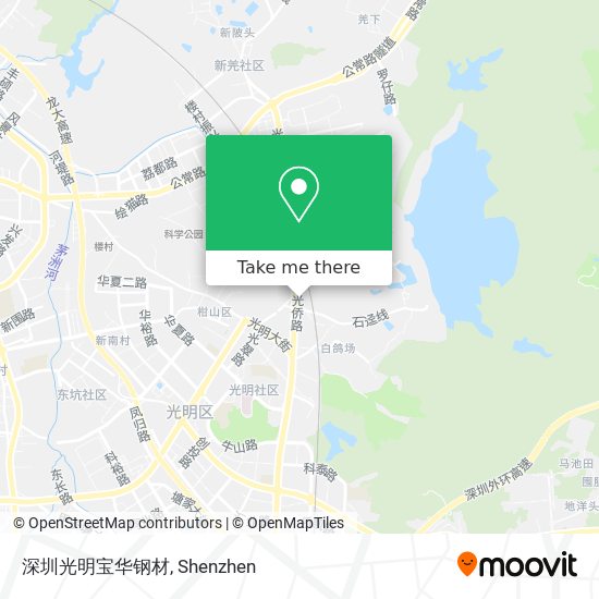 深圳光明宝华钢材 map