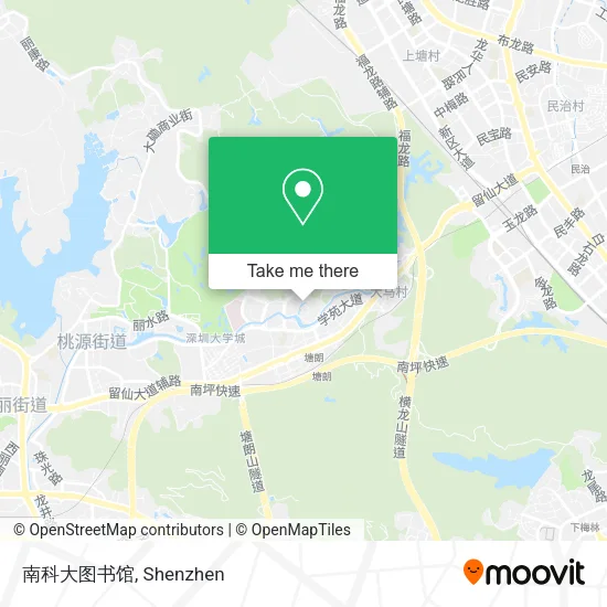 南科大图书馆 map