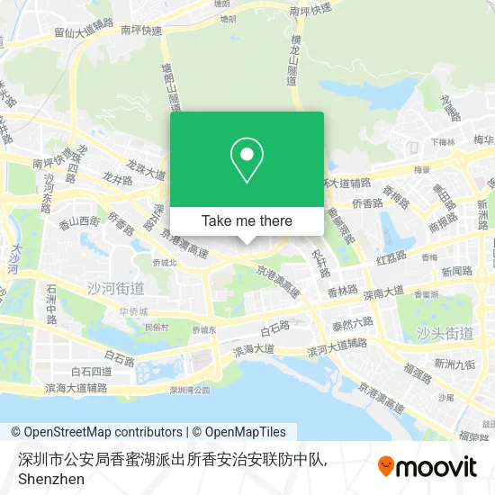 深圳市公安局香蜜湖派出所香安治安联防中队 map