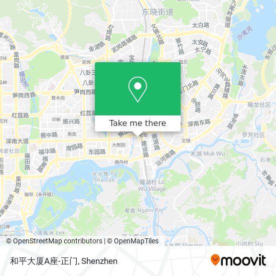 和平大厦A座-正门 map