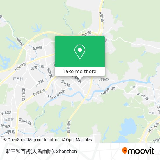 新三和百货(人民南路) map