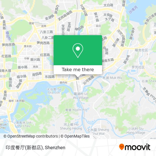 印度餐厅(新都店) map