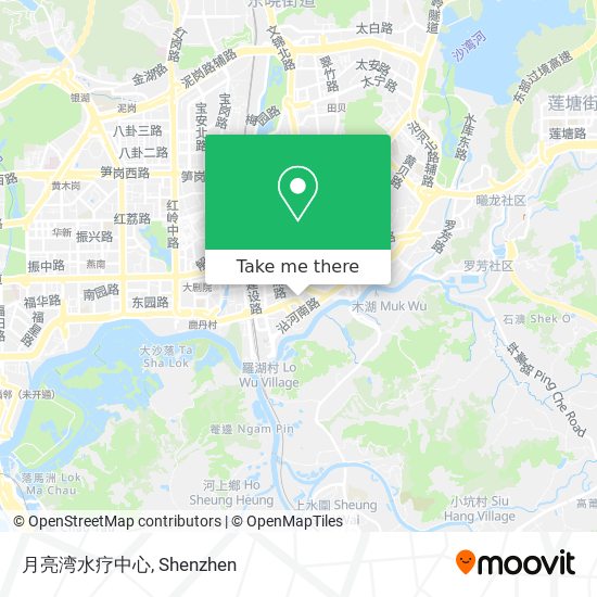 月亮湾水疗中心 map