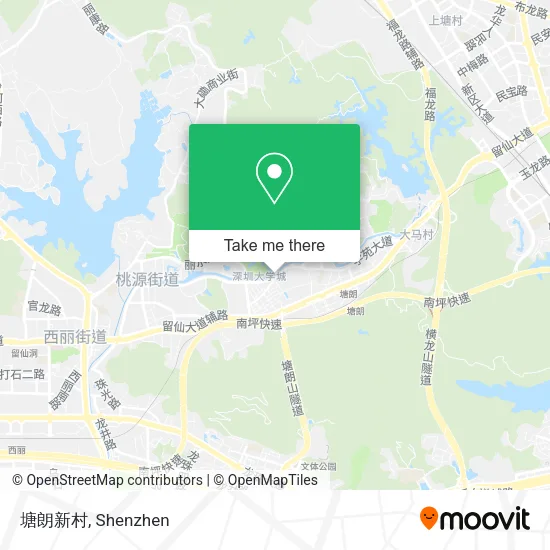 塘朗新村 map