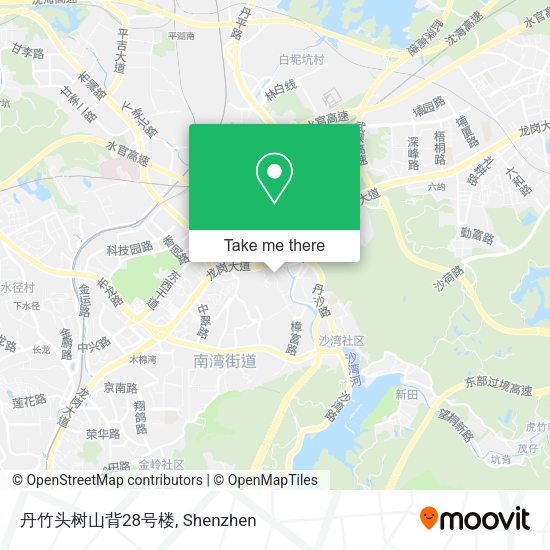 丹竹头树山背28号楼 map